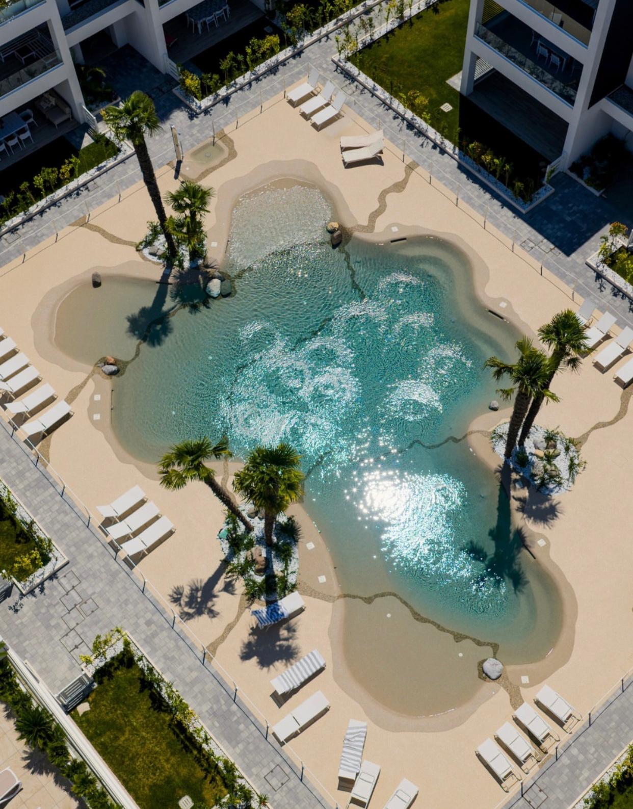 Doğal Konsept Kumsal Etkili Havuz Projesi